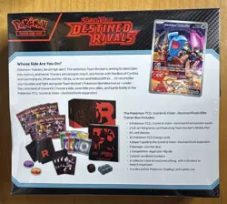 Pokemon Scarlet & Violet Destined Rivals Elite Trainer Box ETB SMALL SEAL TEAR - Image 3