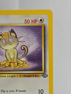 Vintage 1999 Base Set 1st Edition Meowth #56 Persian #42 Lot Pokemon TCG - Image 4