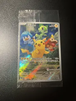 Pokemon Pikachu SVP027 Pokemon Center Stamped Scarlet & Violet Promo SEALED 💎 - Image 1