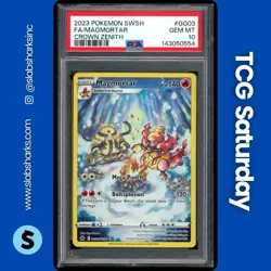 2023 POKEMON SWSH CROWN ZENITH GALARIAN GALLERY #GG03/GG30 MAGMORTAR PSA 10 - Image 1