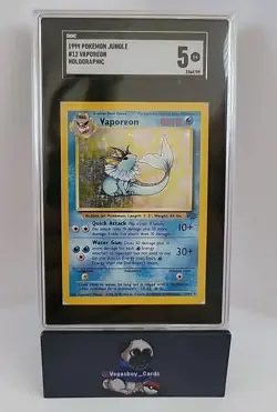 Pokemon Jungle #12 Vaporeon Holographic SGC 3 - Image 1