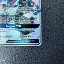 Pokemon Rayquaza GX Hidden Fates 177A/168 Secret Rare Full Art Holo GX NM - Image 5