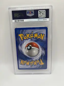 Pokemon Mewtwo 2003 Rockets Winner Reverse Holo #8 PSA 8 💫 Swirled low pop - Image 3