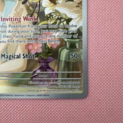 Pokemon TCG Lillie’s Ribombee 164/159 Sv09 Journey Together Full Art Holo - Image 5