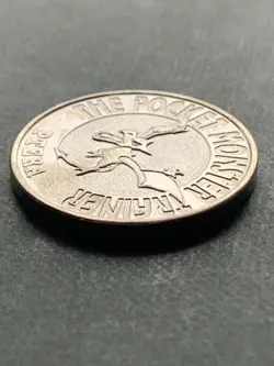 Aerodactyl NO.142 Pokemon Battle Coin Medal 1997 Japan Pokemon Nintendo Silver - Image 5