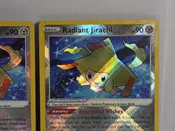 Radiant Jirachi 120/195 SWSH12: Silver Tempest Holo Pokemon TCG LP-NM X2 - Image 4