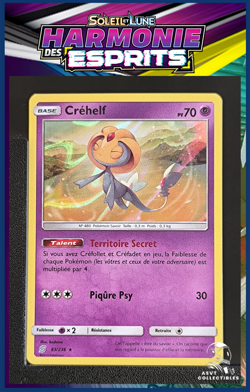 Carte Pokemon Crehelf 83/236 Holo SL11 Harmonie Des Esprits FR - Image 1