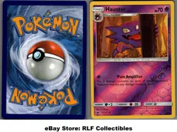 2017 Pokemon, S&M Crimson Invasion, #37/111 Haunter, Reverse Holo Uncommon - Image 1