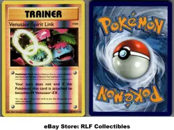 2016 Pokemon, XY Evolutions, #89/108 Venusaur Spirit Link, Reverse Holo UC - Image 1