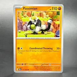 Pokemon Scarlet & Violet: Surging Sparks #111/191 Passimian - Image 1
