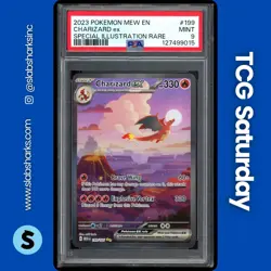 2023 POKEMON SV 151 #199/165 CHARIZARD EX SPECIAL ILLUSTRATION RARE PSA 9 - Image 1