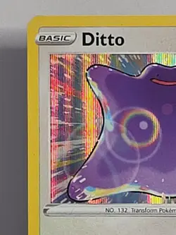 Ditto 107/159 Crown Zenith Holo Rare Holofoil Near Mint - LP Pokemon TCG - Image 2