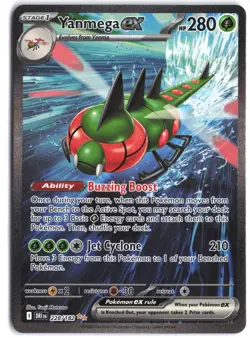 Yanmega ex 228/182 Special Illustration Rare Destined Rivals Pokemon - Image 1