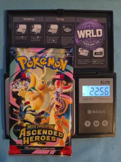 HEAVY!! 🔥 22.56g Pokemon TCG Ascended Heroes Booster (Sealed)✅ GOD PACKUUU - Image 1