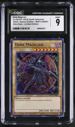 Dark Magician *CGC 9* POP 1 *Ultra Rare* MVP1-ENSE3 *2017* Yugioh - Image 1