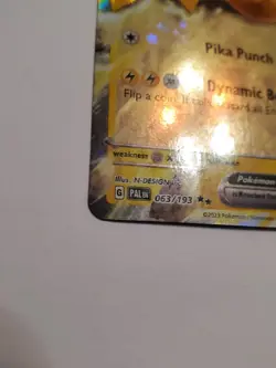Pikachu Ex 63/193 Double Rare NM (See Description) | S&V Paldea Evolved - Image 4