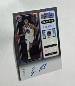 Ryan Rollins Rookie Playoff Ticket /99 On Card Autograph - Image 2