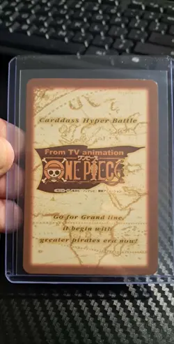 BANDAI One Piece Hyper Battle C60 HOLO FOIL SCARCE EARLY CARD VINTAGE - Image 2