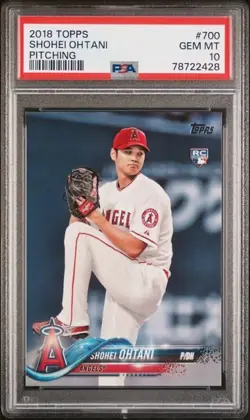 2018 Topps - Shohei Ohtani #700 White Jersey (RC) PSA 10 - Image 1