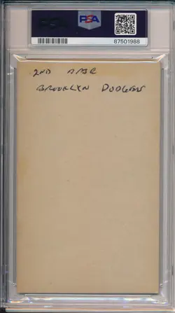 1947-66 EXHIBITS - JACKIE ROBINSON - PSA 2(MK) GD (SVSC) NEWLY GRADED! - Image 2