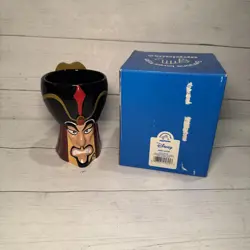 Vintage Disney Aladdin Jafar Character Ceramic Mug Cobra Handle W/Box. - Image 1