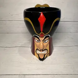 Vintage Disney Aladdin Jafar Character Ceramic Mug Cobra Handle W/Box. - Image 2