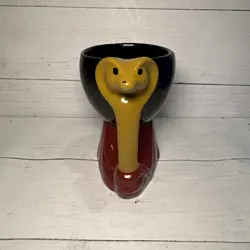 Vintage Disney Aladdin Jafar Character Ceramic Mug Cobra Handle W/Box. - Image 4