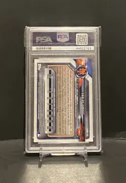 2018 Bowman Chrome CARLOS CORTES BLUE AUTO #/150 Athletics⚾1st Bowman⚾PSA 9 - Image 2