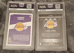 LEBRON JAMES 19/20 OPTIC MY HOUSE PSA 10 And 2018 Hoops Lights Camera Act-Holo - Image 2