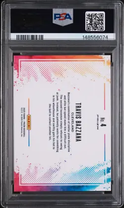 2025 Panini Prizm TRAVIS BAZZANA COLOR BLAST CASE HIT PSA 10 Guardians - Image 2