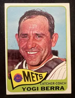 1965 Topps Yogi Berra #470 ~ Vintage New York Mets 🚨 - Image 1