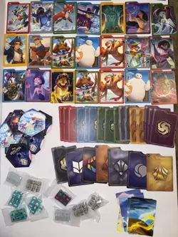 Disney Lorcana TCG - Lot of Dividers, Lore Counters, Dice - Various Chapters - Image 1