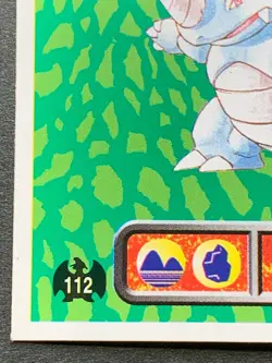 Rhydon 112 Pokemon Sticker Seal Japanese Amada 1996 NINTENDO VERY RARE - Image 5