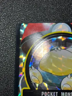 (LP) Snorlax Prism Holo Sealdass Carddass Japanese Pokemon Card Bandai 1998 - Image 2