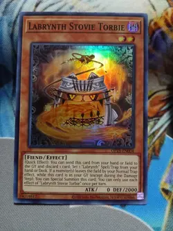 Yugioh Labrynth Stovie Torbie Super Rare OP23-EN004 Near Mint - Image 1