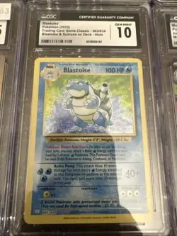 Pokemon CGC Graded Lot of 10 Slabs Cards English JPN Venusaur Blastoise Gengar - Image 2