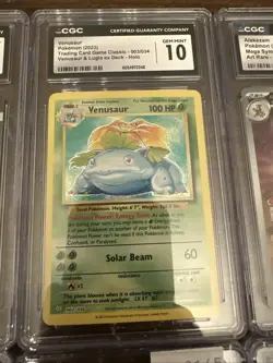 Pokemon CGC Graded Lot of 10 Slabs Cards English JPN Venusaur Blastoise Gengar - Image 4
