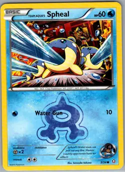 Team Aqua's Spheal 3/34 Non Holo Double Crisis - Pokemon Card - NM - Image 1