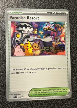 Paradise Resort 2025 World Championships ENGLISH Promo SVP 224 NM Pokemon Card - Image 1