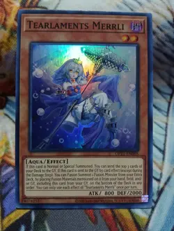 Yugioh Tearlaments Merrli Super Rare OP21-EN005 Near Mint - Image 1