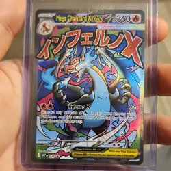 Pokemon Mega Charizard X EX 023 Me: Mega Evolution Promo Holo 360 HP Card - Image 1