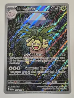 Pokemon Card TCG Exeggutor 135/132 Illustration Rare Mega Evolution NM Full Art - Image 1