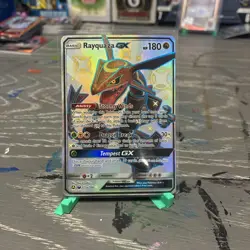 Pokemon TCG Shiny Rayquaza GX Promo Card 177a/168 Hidden Fates NM - Image 1