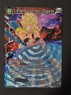 Energy Volley Gogeta P-134 Promo Foil Dragon Ball Super Card Game | NM - Image 1