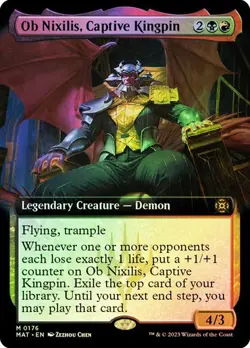 Ob Nixilis, Captive Kingpin FOIL (Extended) March of the Machine: The Aftermath - Image 1