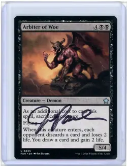 Arbiter of WoeMagic: The Gathering Foundations Signed Artist Proof - Image 1