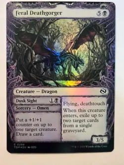 MTG Feral Deathgorger Tarkir: Dragonstorm 0298 Foil Common - Image 2
