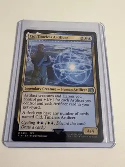 x1 Cid, Timeless Artificer FIN Final Fantasy MTG 415 UNCOMMON 1x FFX - Image 1