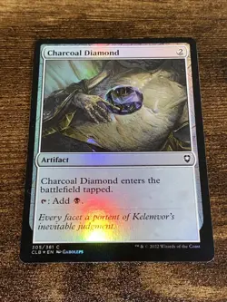 Charcoal Diamond 305/361 Foil Battle for Baldur's Gate MTG Magic L2801* - Image 1