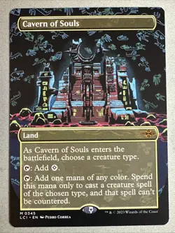 MTG / Cavern of Souls / LCI / #345 / Regular (Borderless) / Mythic / NM - Image 1